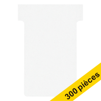 Offre : 3x Nobo fiches T taille 2 (100 fiches) - blanc
