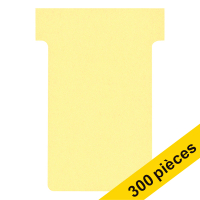 Offre : 3x Nobo fiches T taille 2 (100 fiches) - jaune
