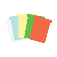 Nobo assortiment de fiches T taille 3 (5 couleurs)