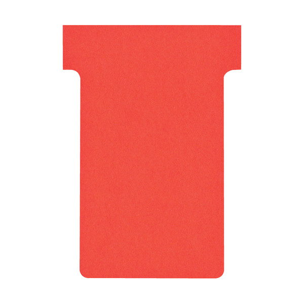 Nobo fiches T taille 2 (100 fiches) - rouge 2002003 247040 - 1