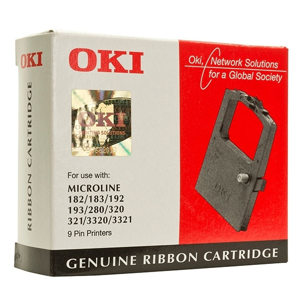 OKI 09002303 cassette à ruban encreur (d'origine) - noir 09002303 042490 - 1