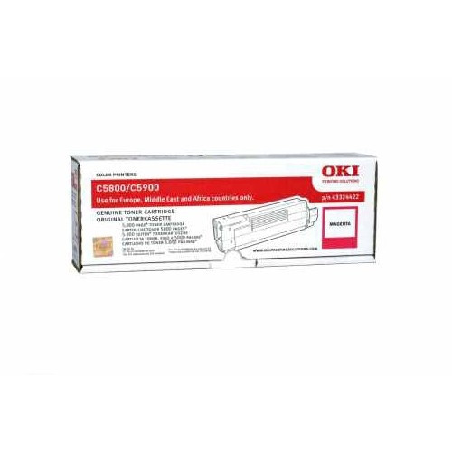 OKI 43324422 toner (d'origine) - magenta 43324422 035848 - 1