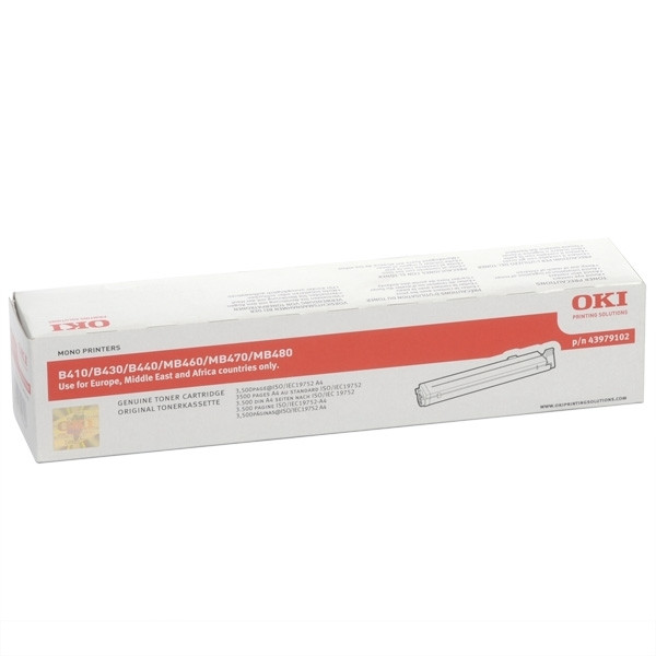 OKI 43979102 toner (d'origine) - noir 43979102 036040 - 1