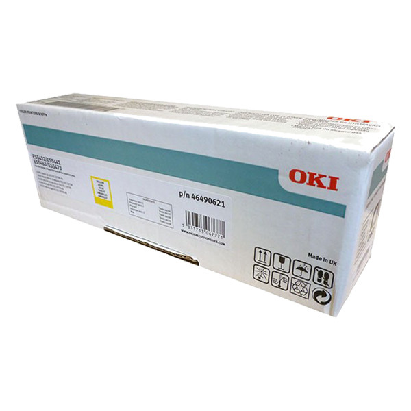 OKI 46490621 toner (d'origine) - jaune 46490621 042842 - 1