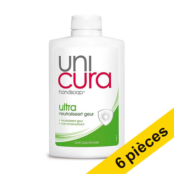 Offre:  6x Unicura Ultra recharge de savon pour les mains (250 ml)  SUN00029 - 1