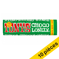 Offre : 10x Tony's Chocolonely barre de chocolat noisettes 47 grammes