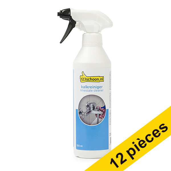 Offre : 12x 123schoon nettoyant anticalcaire mousse spray (500 ml)  SDR06005 - 1