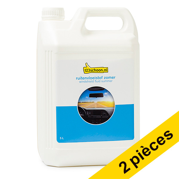 Offre : 2x 123schoon liquide lave-glace été (5 litres)  SDR06052 - 1