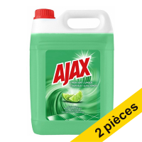Offre : 2x Ajax nettoyant universel Citron Vert (5 litres)