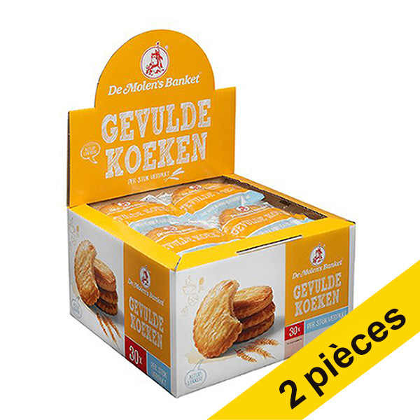 Offre : 2x De Molen biscuits fourrés (30 pièces)  423349 - 1