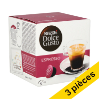 Offre : 3x Nescafé Dolce Gusto espresso (16 capsules)