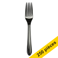Offre : 5x Depa fourchette réutilisable (50 pièces) - noir
