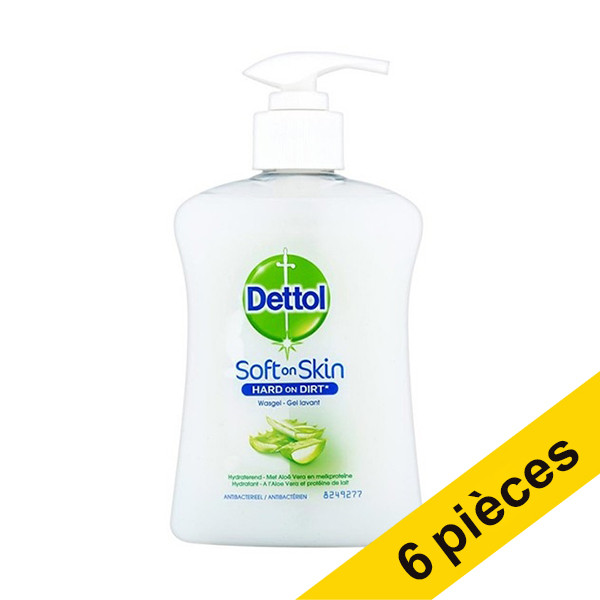 Offre : 6x Dettol Aloe Vera savon à mains (250 ml)  SDE01048 - 1