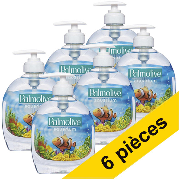 Offre : 6x Palmolive savon liquide pour les mains Aquarium (300 ml)  SPA00261 - 1