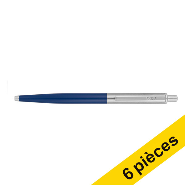 Offre : 6x Zebra 901 stylo à bille - bleu  423805 - 1