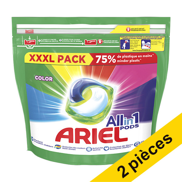 Offre : Ariel All-in-one pods Color (140 lavages + 4 gratuits)  SAR00078 - 1
