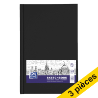 Offre : 3x Oxford album à dessin avec couverture rigide A5 (96 feuilles)