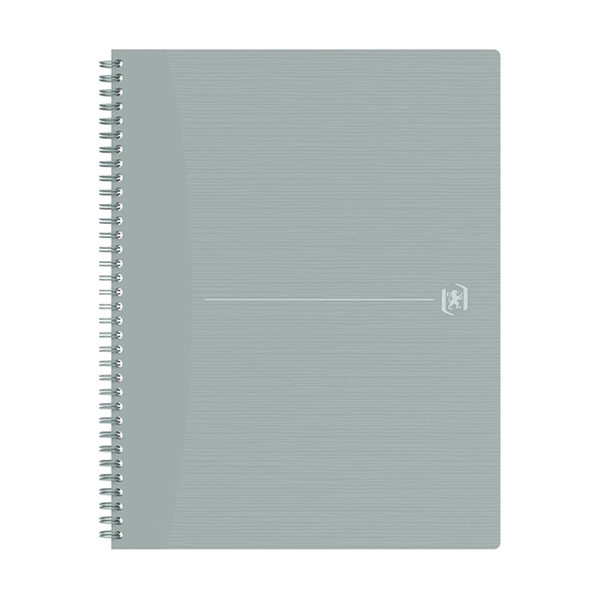 Oxford Origin cahier à spirale A4+ ligné 90 g/m² 70 feuilles - gris clair 400150003 260265 - 1