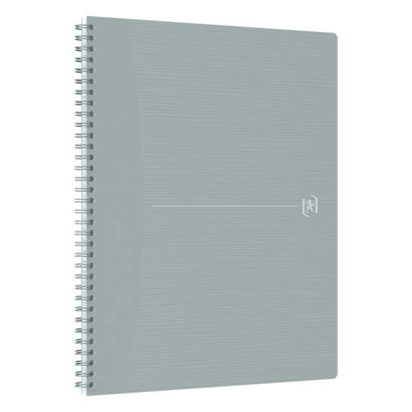Oxford Origin cahier à spirale A4+ ligné 90 g/m² 70 feuilles - gris clair 400150003 260265 - 2