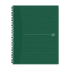 Oxford Origin cahier à spirale A4+ ligné 90 g/m² 70 feuilles - vert 400150005 260267 - 1