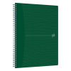 Oxford Origin cahier à spirale A4+ ligné 90 g/m² 70 feuilles - vert 400150005 260267 - 2
