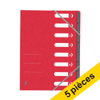 Oxford Top File+ trieur (8 onglets) (5 pièces) - rouge