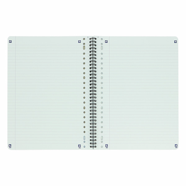Oxford cahier à spirale A4+ ligné 90 g/m² 80 feuilles 23 trous (3 pièces) 400190201 260084 - 2
