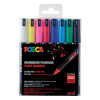 POSCA PC-1MR set de marqueurs peinture (0,7 mm ogive) 8 pcs