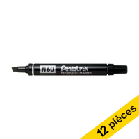 Offre : 12x Pentel N60 marqueur permanent - noir