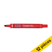 Offre : 12x Pentel N60 marqueur permanent - rouge