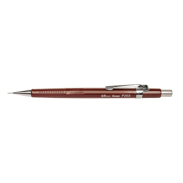 Pentel P203 portemine 0,3 mm - marron 009112 210347 - 1