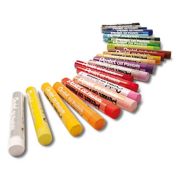 Pentel PHN4 pastels à l'huile (ot de 25) 013828 246439 - 2