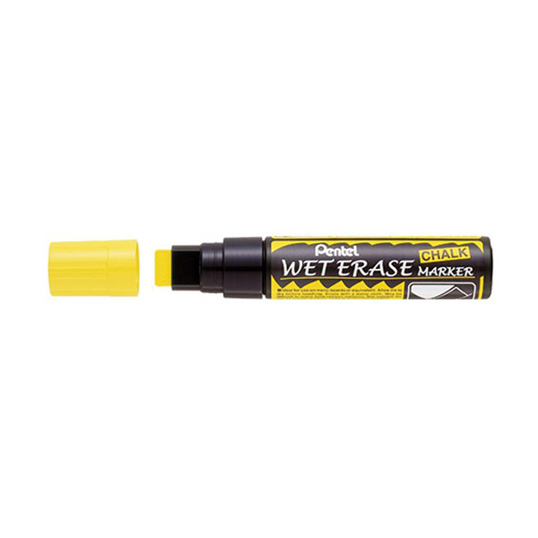 Pentel SMW56 marqueur craie (8 - 16 mm biseauté) - jaune 012711 210261 - 1