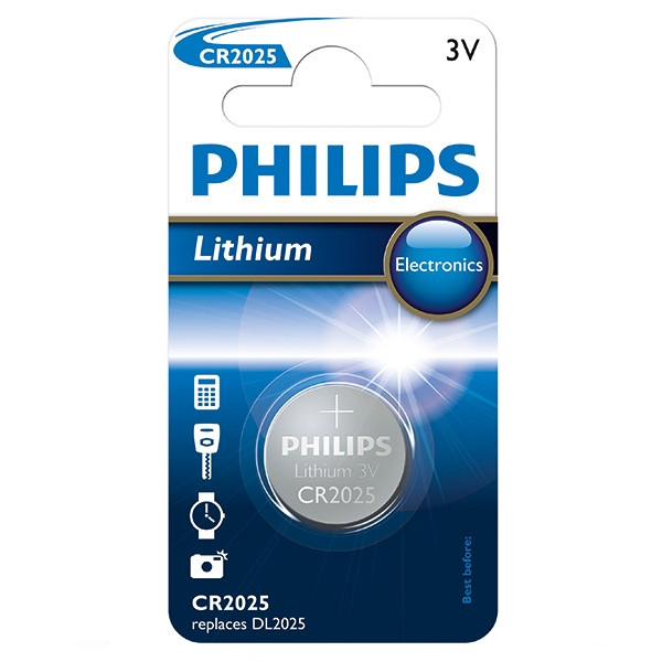 2 Piles CR2025 Bouton Lithium 3V