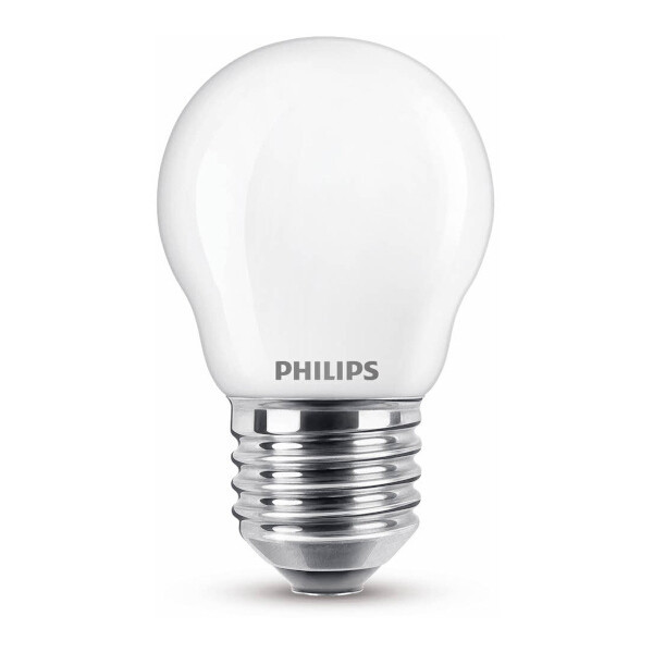 Philips E27 ampoule LED sphérique mate 2,2W (25W) 929002027328 LPH02360 - 1