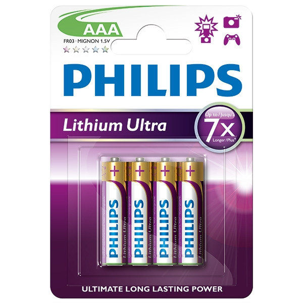 AA Piles au lithium Piles et batteries 123accu pile AA Xtreme Power FR6 (4  pièces)