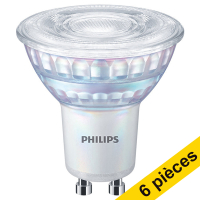 Offre : 6x Philips Classic GU10 spot LED verre dimmable 4000K 3W (35W)