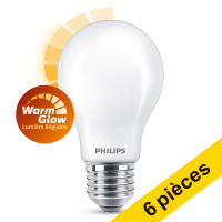 Offre : 6x Philips E27 ampoule LED poire WarmGlow mate 3,4W (40W)