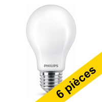 Offre : 6x Philips E27 ampoule LED poire mate 2,2W (25W) - blanc chaud