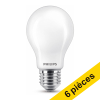 Offre : 6x Philips E27 ampoule LED poire mate 7W (60W) - blanc chaud