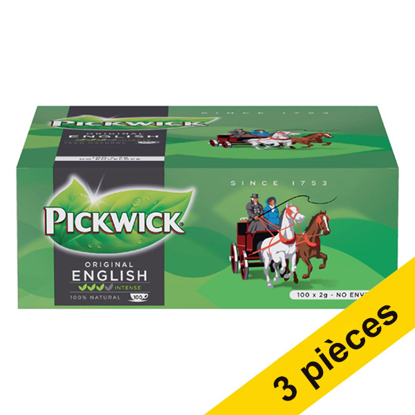 Pickwick Offre : 3x Pickwick thé anglais (100 pièces)  404294 - 1