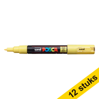 Offre : 12x POSCA PC-1MC marqueur peinture (0,7 - 1 mm conique) - jaune