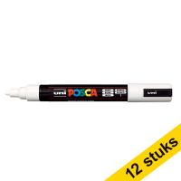 Offre : 12x POSCA PC-3M marqueur peinture (0,9 - 1,3 mm ogive) - blanc