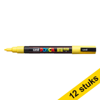 Offre : 12x POSCA PC-3M marqueur peinture (0,9 - 1,3 mm ogive) - jaune