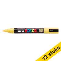Offre : 12x POSCA PC-5M marqueur peinture (1,8 - 2,5 mm ogive) - jaune paille