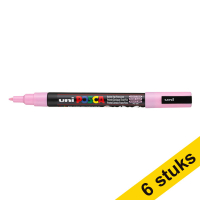 Offre : 6x POSCA PC-3M marqueur peinture (0,9 - 1,3 mm ogive) - rose clair
