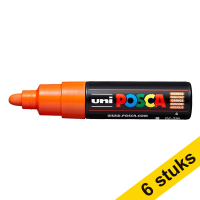 Offre : 6x POSCA PC-7M marqueur peinture (4,5 - 5,5 mm ogive) - orange foncé