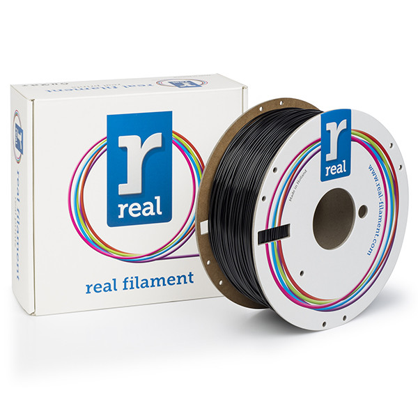 REAL filament 1,75 mm PETG 1 kg - noir  DFP02213 - 1