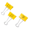 Rapesco Emoji clips 19 mm (20 pièces) - jaune vif