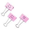 Rapesco Emoji clips 19 mm (20 pièces) - rose bonbon